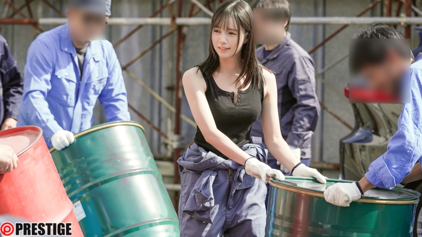 [ABF-188] Remu Suzumori left behind in a factory full of men.